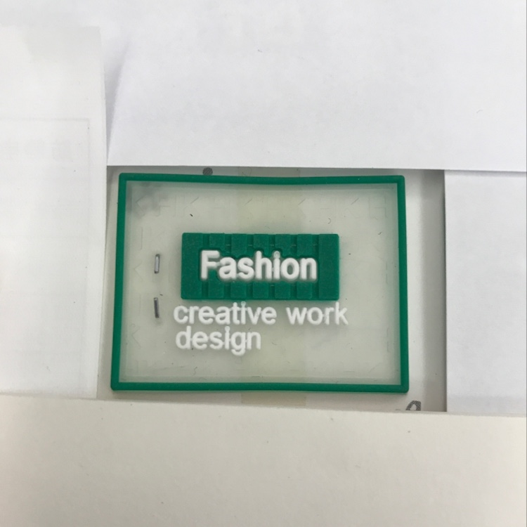 Rubber Leather Label Hair Accessories Paste Clothing With Temperament All Matching Scarf Hat Gloves With Shoe Leather Label F Green