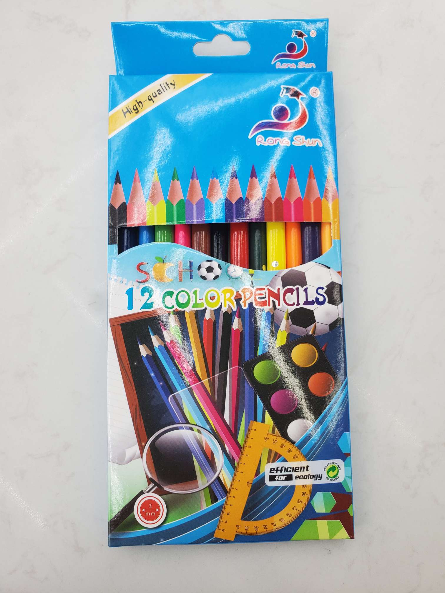 7-12 high-end colored pens factory direct sales, student bucket pencils, children's prizes, learning stationery, painting supplies, kindergarten gifts details Picture