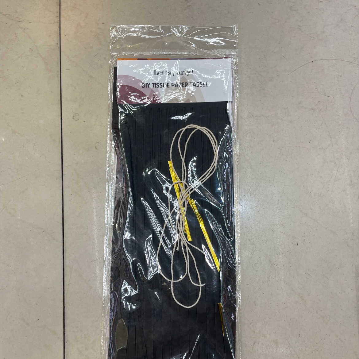 The raindrop chain is black