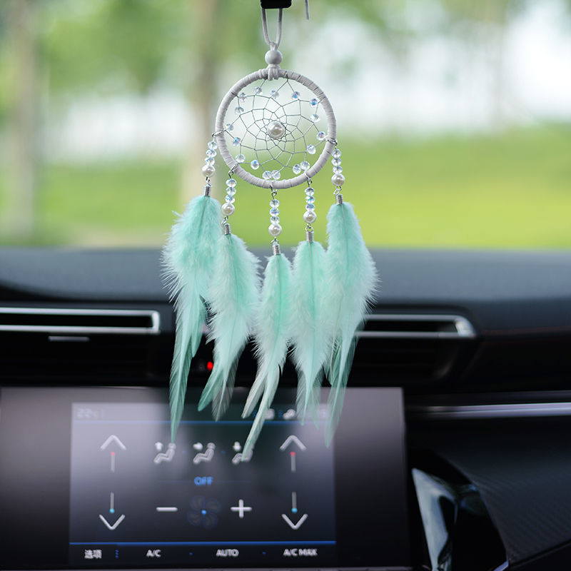 羽毛捕梦网挂件，车挂，钥匙扣，欧美风详情图2