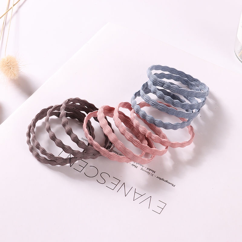 【 30-piece set 】 Ultra-simple, high-elasticity hair band tie, fresh and stylish hair band, versatile hair rope, ponytail bun head cover