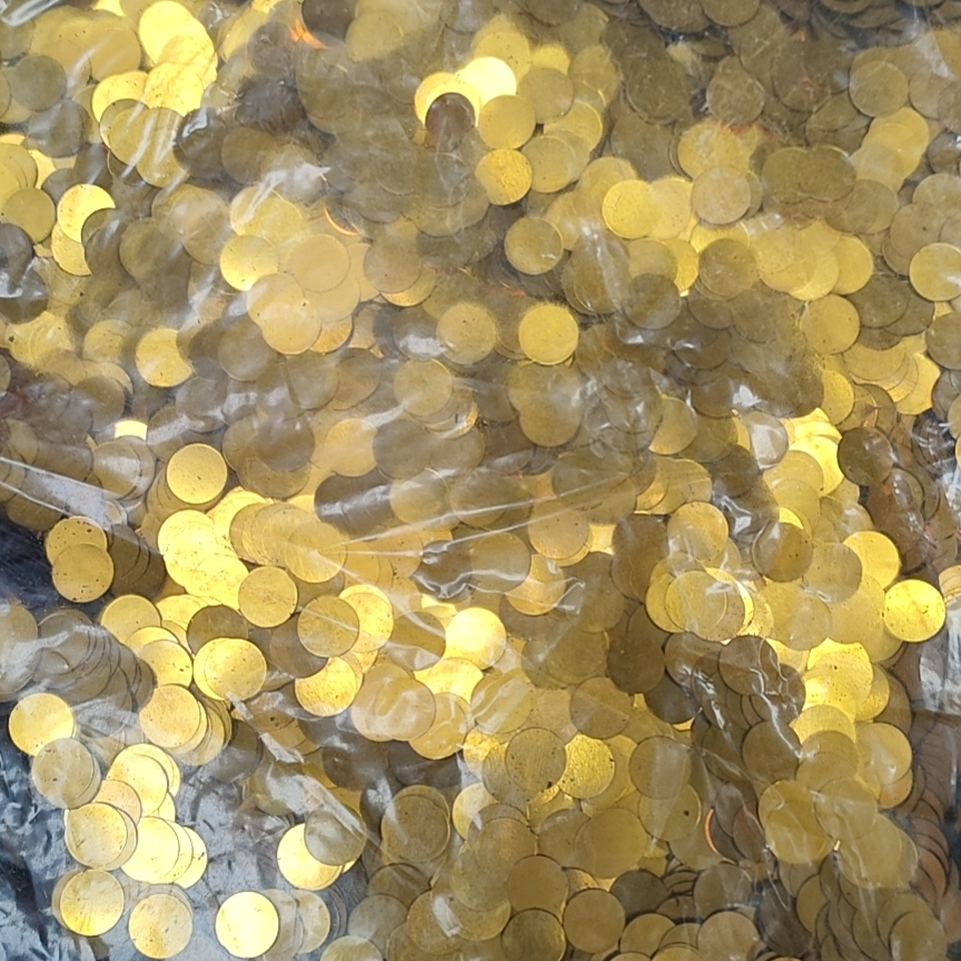 1.5 Round Piece Glitter Bobo Ball Filler