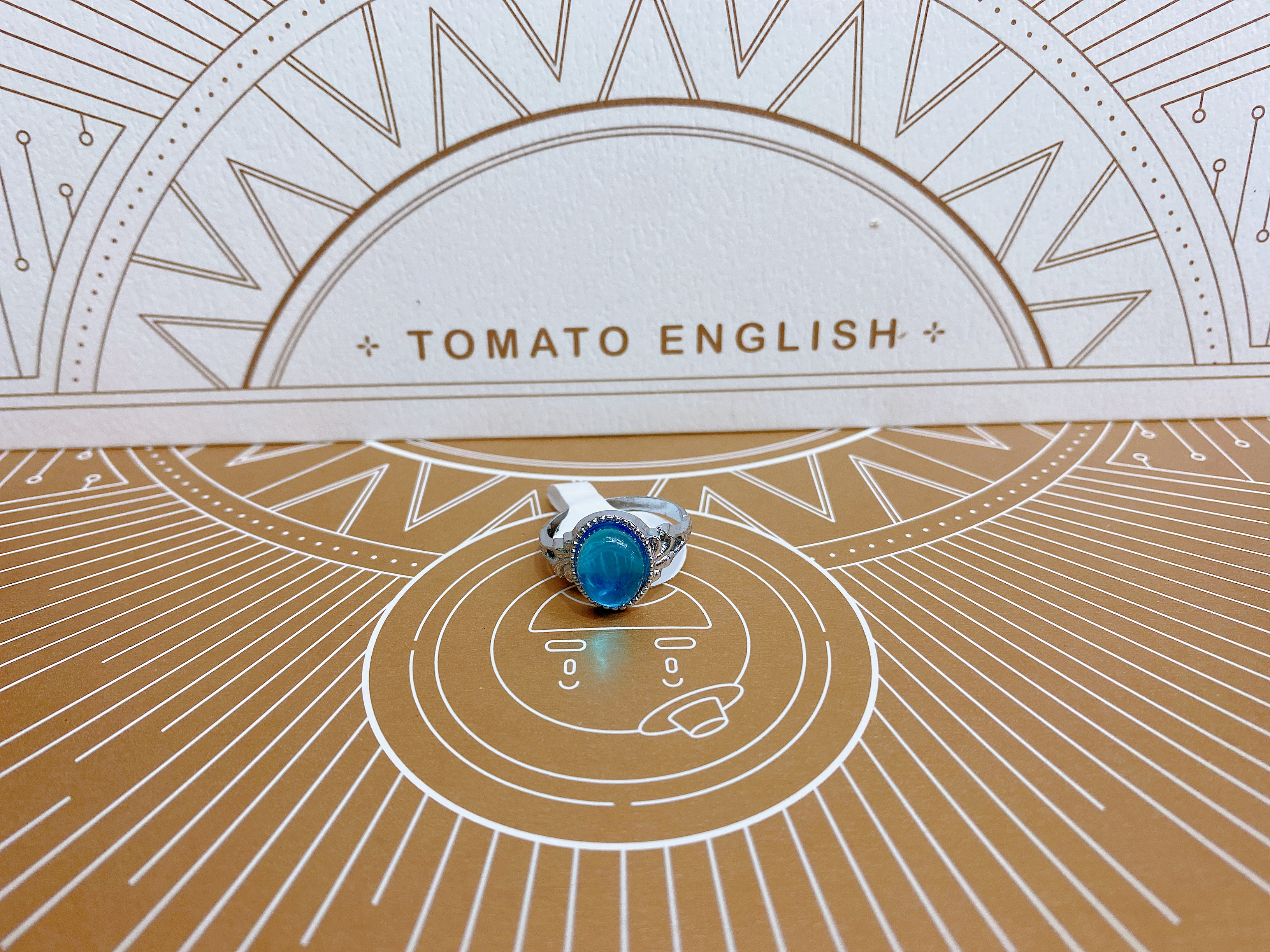 电镀古银8x10粘黑色球面仿古流行时尚百搭女士白底实物图