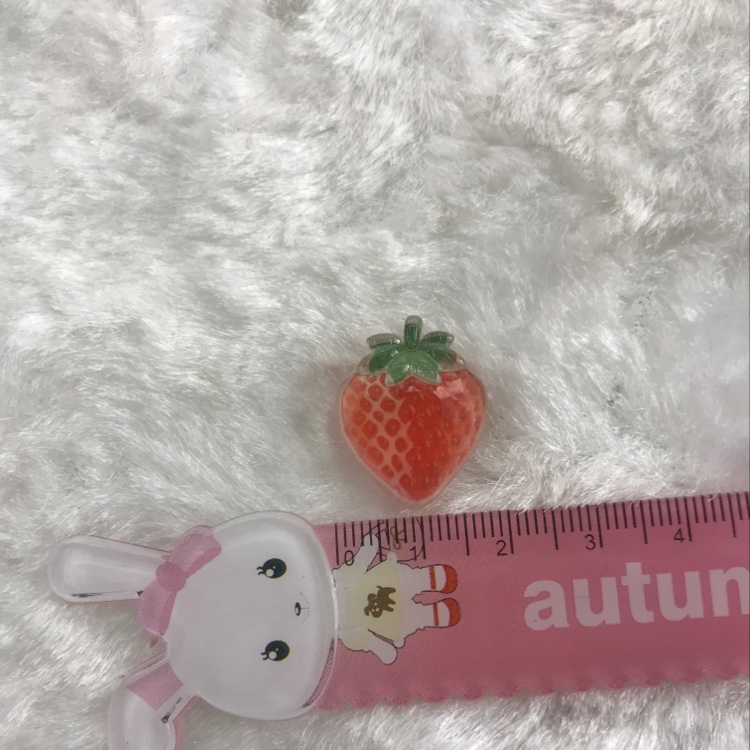 Epoxy resin accessories, strawberry butterfly flower jewelry accessories, Korean romantic style