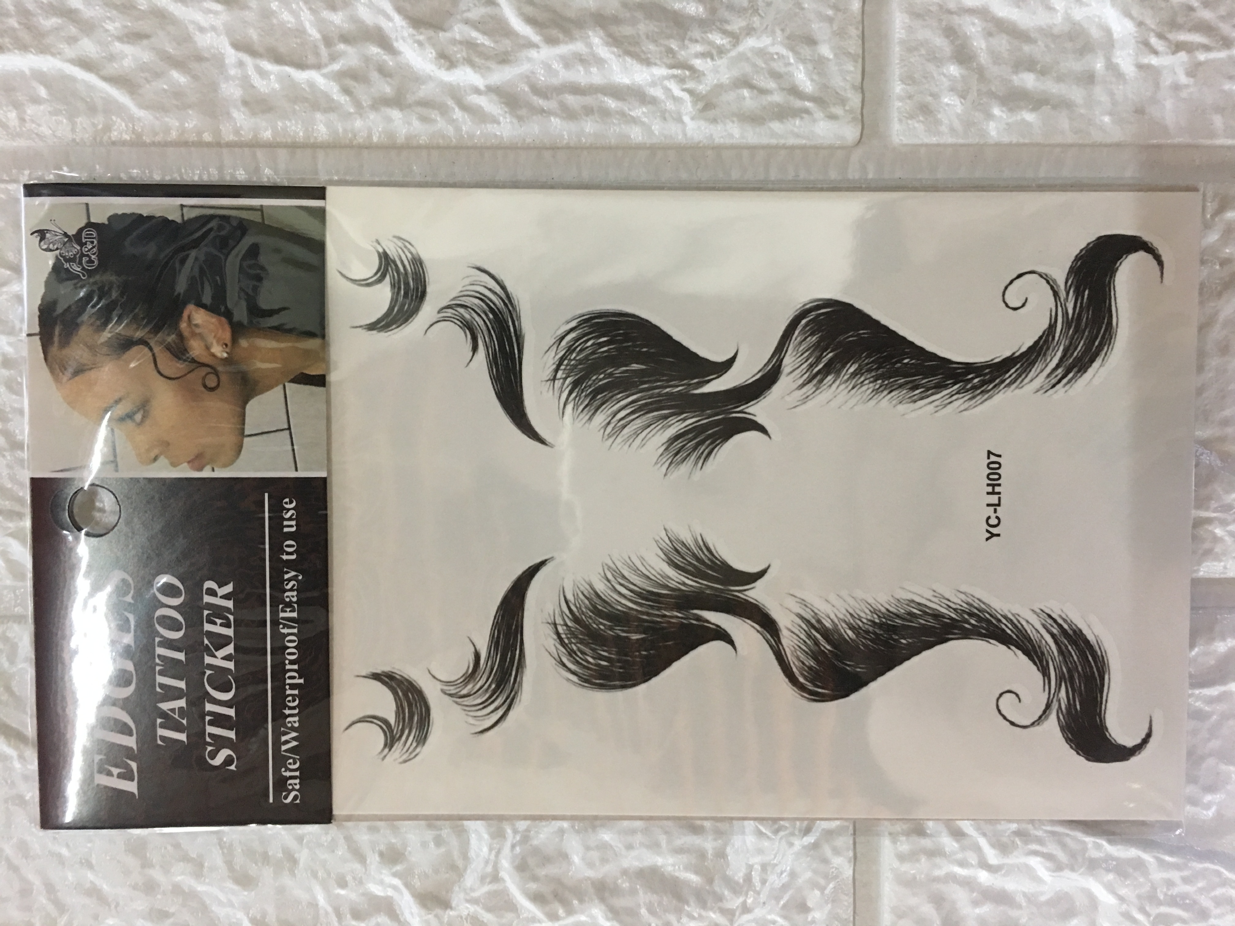 Tattoo bangs Patch -1 details Picture