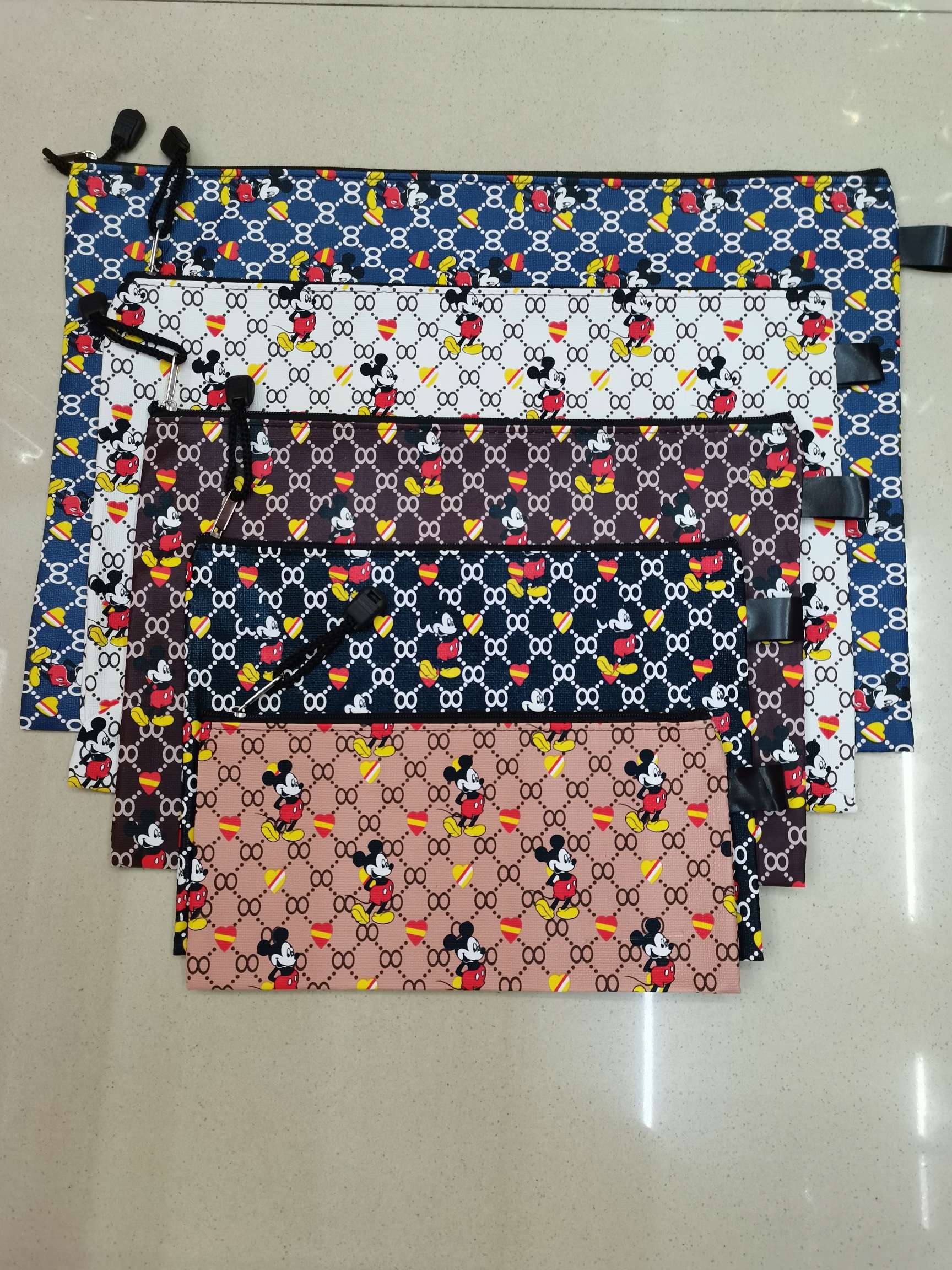 Patterned file bag detail image 8
