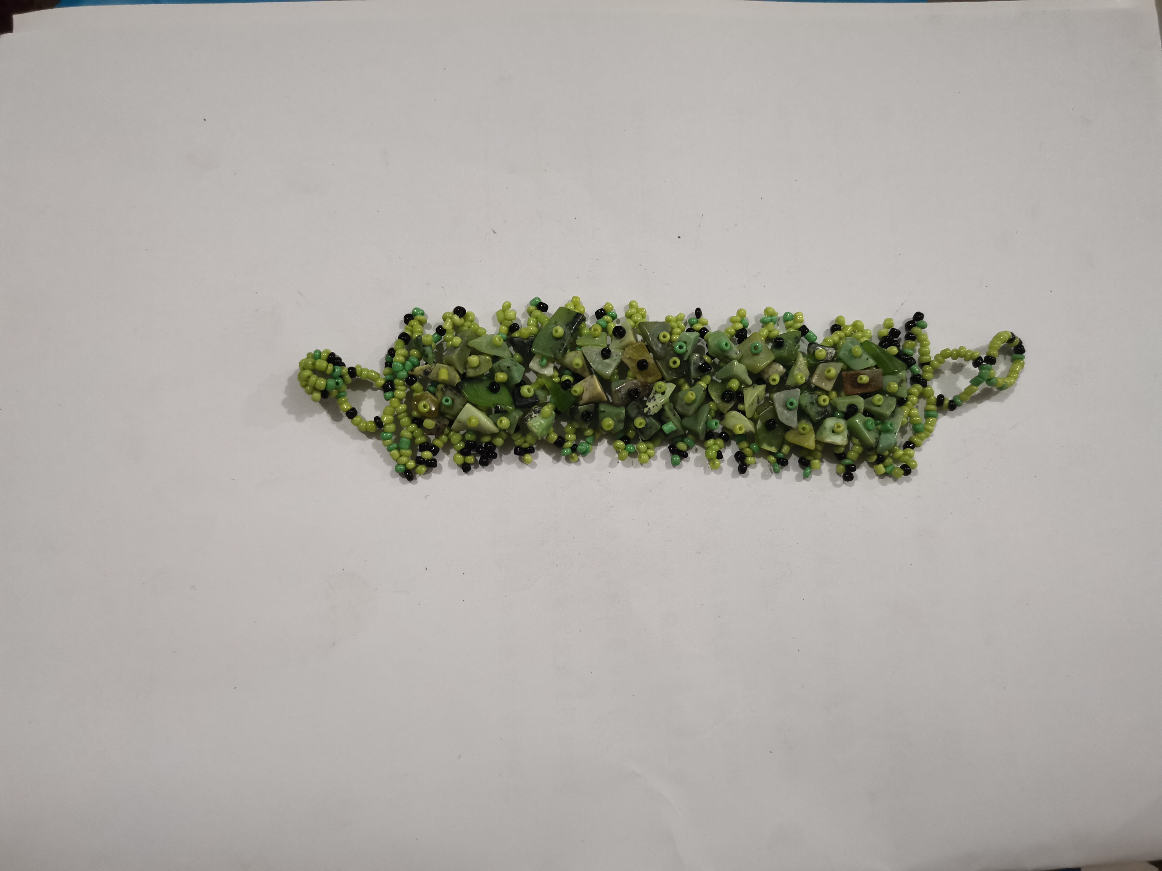 网红爆款，天然石头手工穿珠手链52细节图