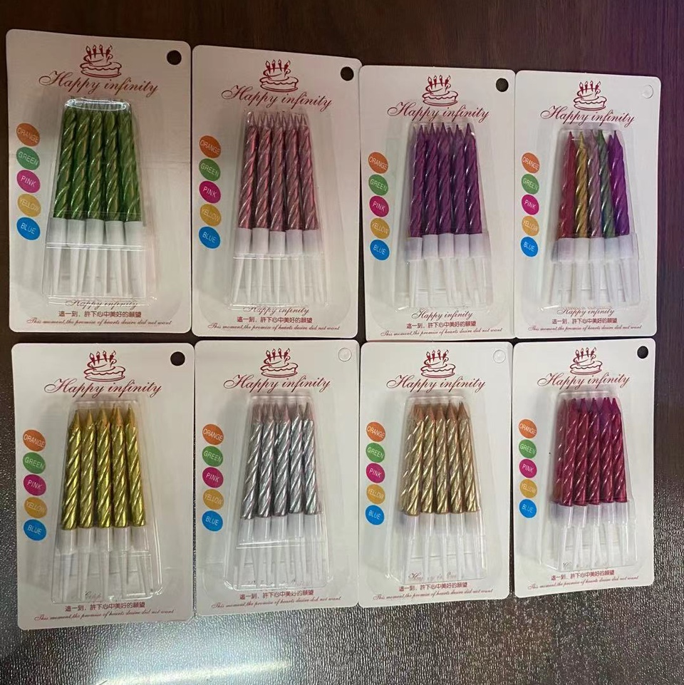 生日蜡烛 氛围蜡烛 无烟生日派对蜡烛 厂家直销 皓璇