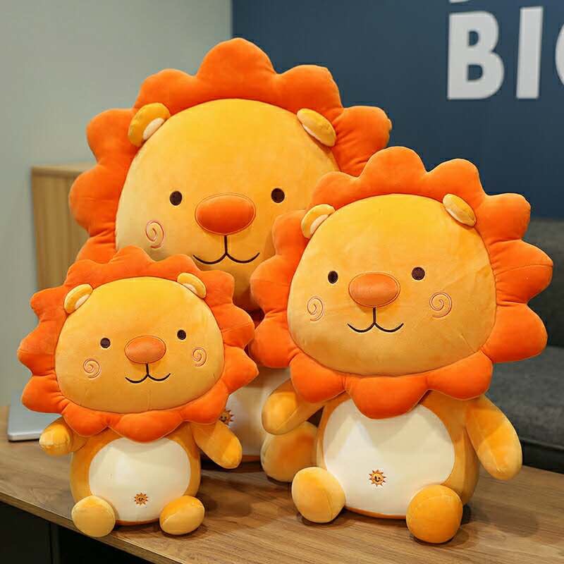 Sun flower lion plush toy doll lucky Instagram software sleeping cute