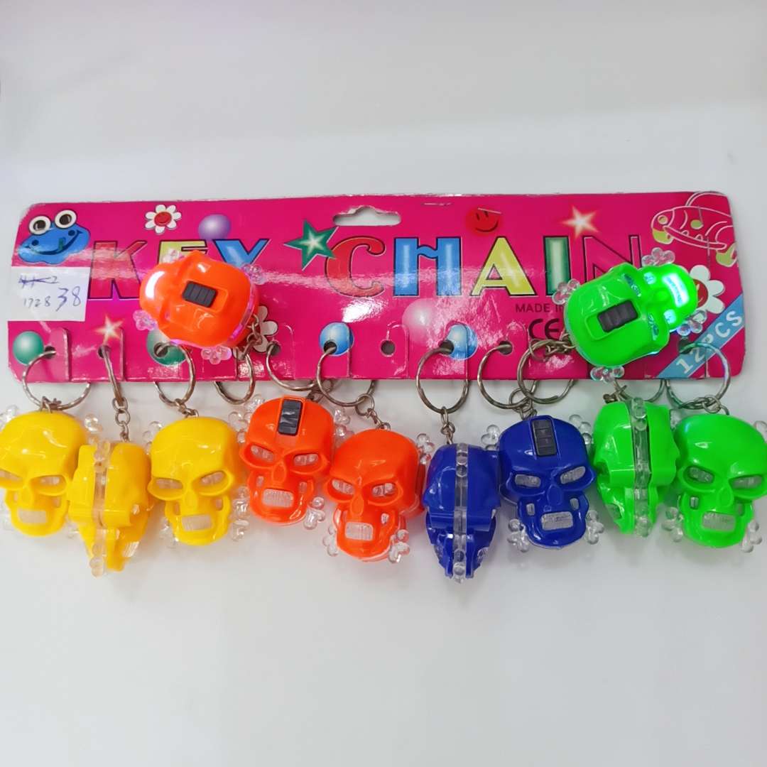 Keychain light, flashing ghost head, small gift event, factory direct sales of luminous toys, Gao Gao electronic toys 1 Application Scenario