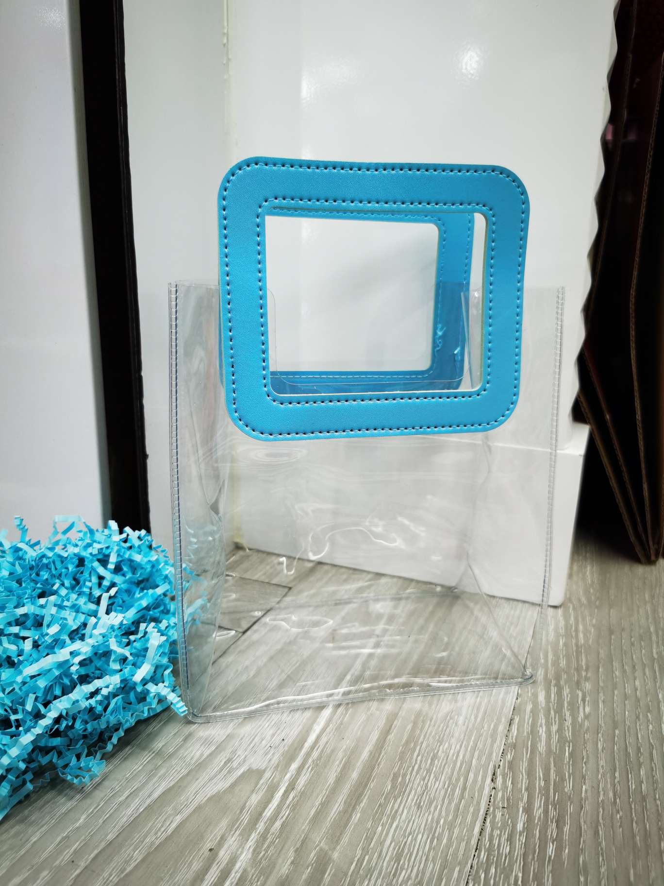 Transparent pvc gift bag Item Picture