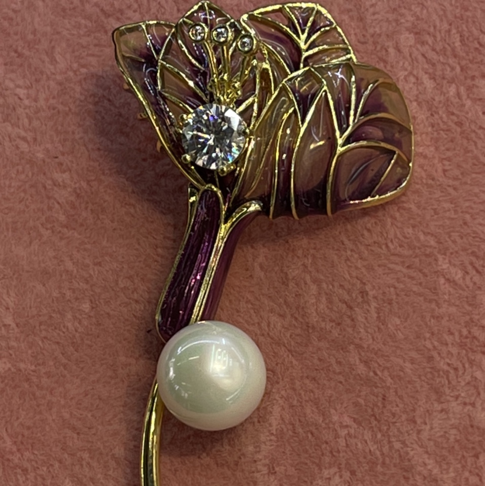 Brooch everything upscale fashion trend pearl painted luxury Accessory 2