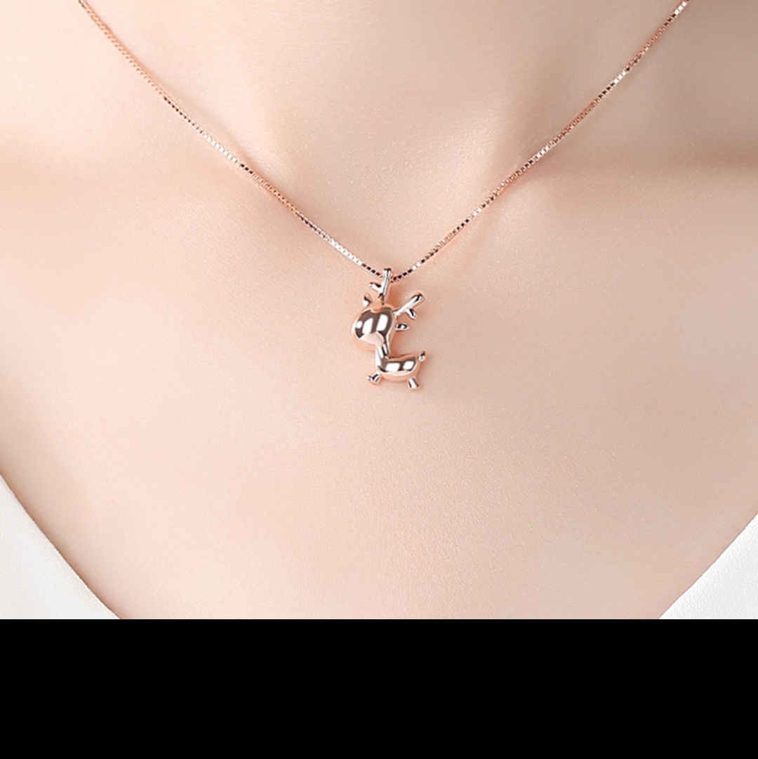 Raised path necklace
