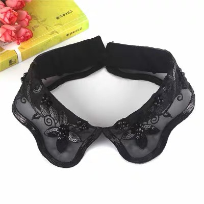 False collar children stand collar Korean lace shirt false collar decorative collar Pearl doll collar summer false collar 12