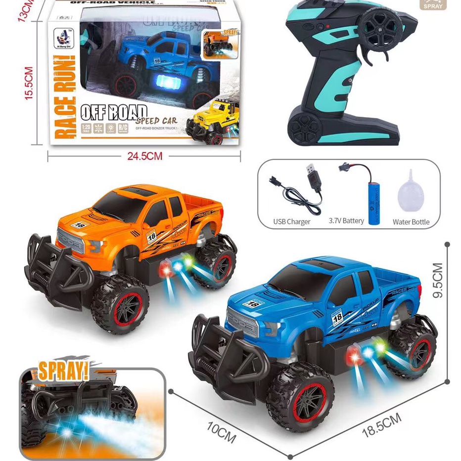 Remote control race car remote control spray off-road vehicle remote control car