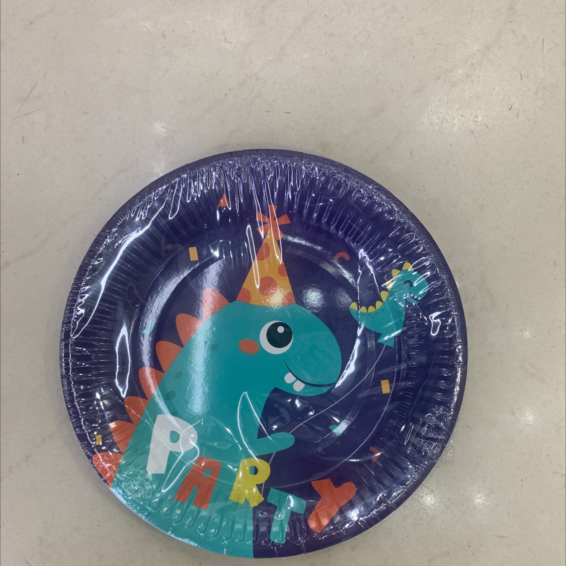 7寸纸质盘子派对用品一次性盘蛋糕盘批发