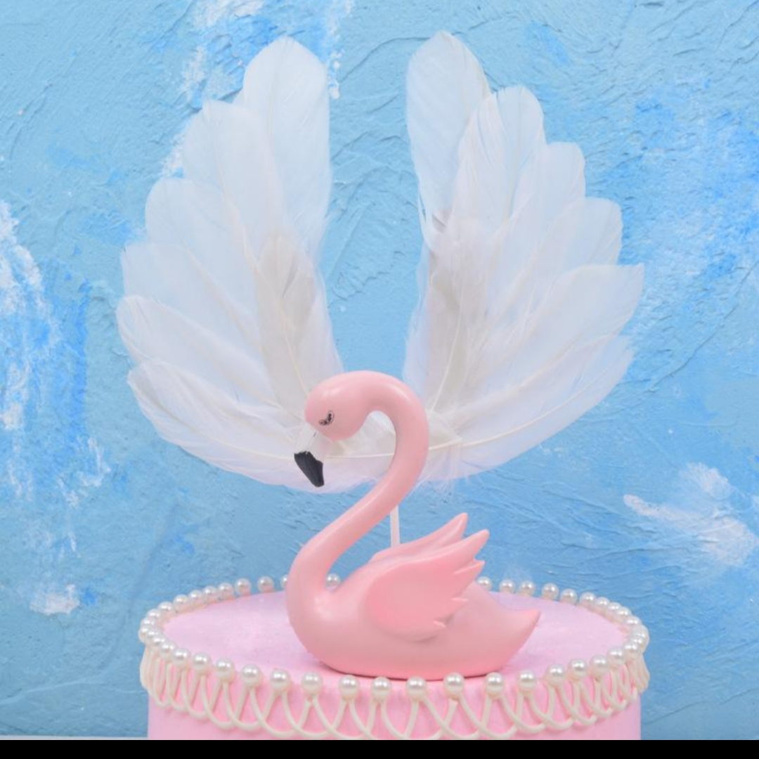 天使羽毛翅膀特小号蛋糕插件