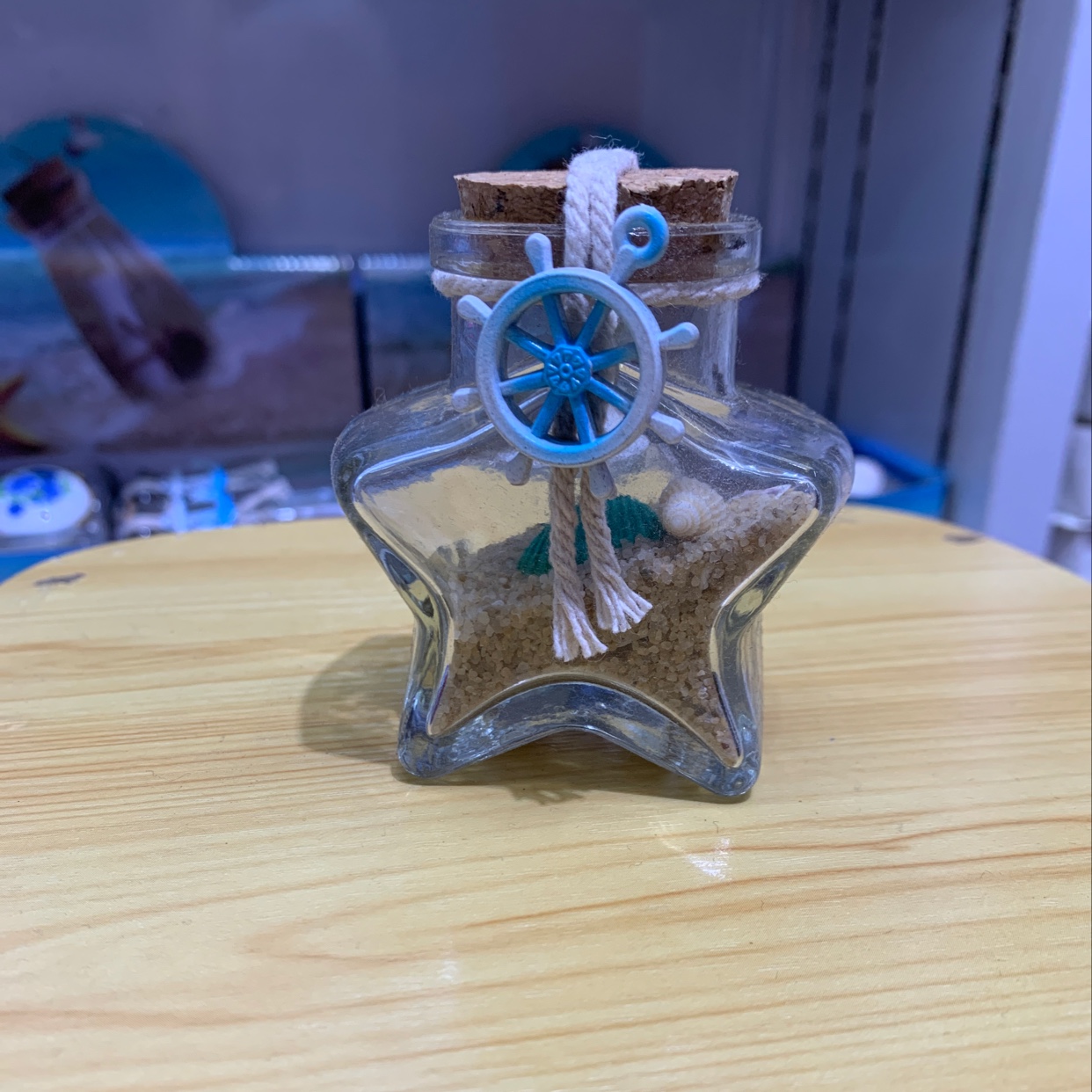 华珍工艺玻璃瓶漂流瓶五星瓶8工艺品礼品摆件旅游纪念品1厂家直销