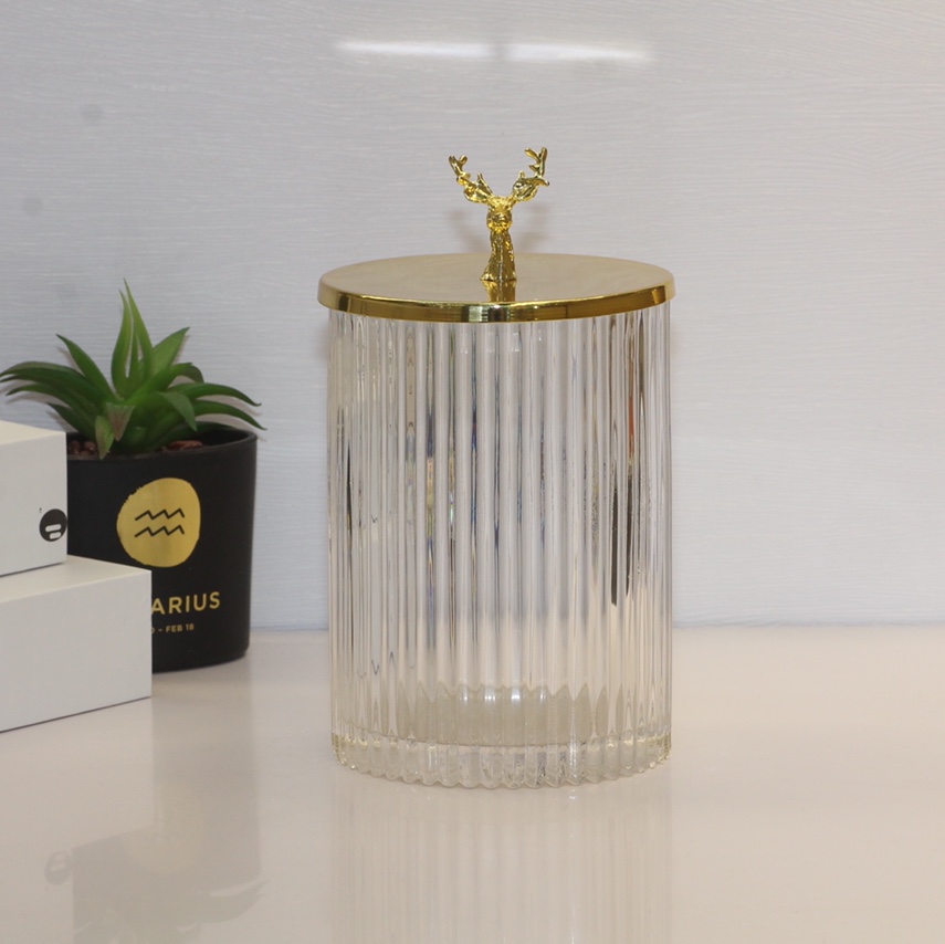 Glass storage cabinet home decor