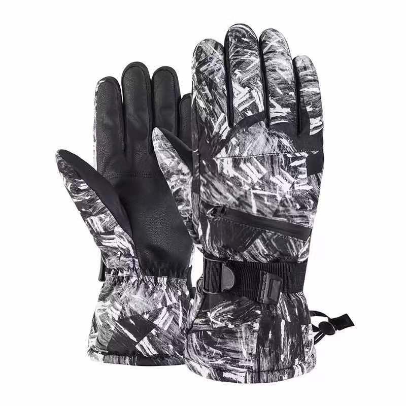 Ski gloves lovely winter women winter weather waterproof men riding electric motorcycle climbing thick cashmere cotton warm waterproof