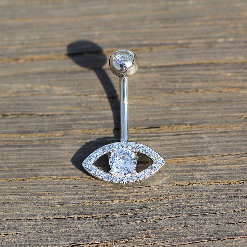 佳倩Bodypiercing肚脐钉脐环防过敏医用钢时尚穿刺饰品欧美性感女神个性女眼睛👀