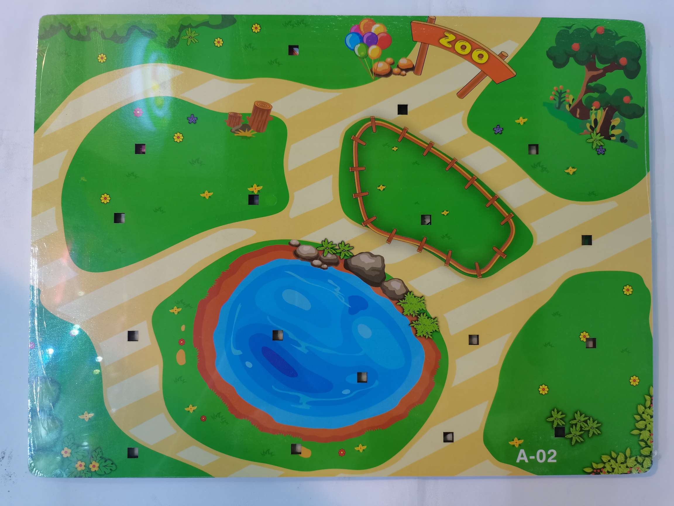 Montessori Early Education Intelligence Scene Animal Puzzle A-02 Specification image