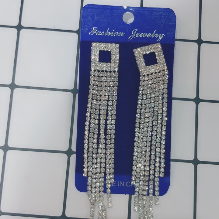 Claw chain earrings gold 22