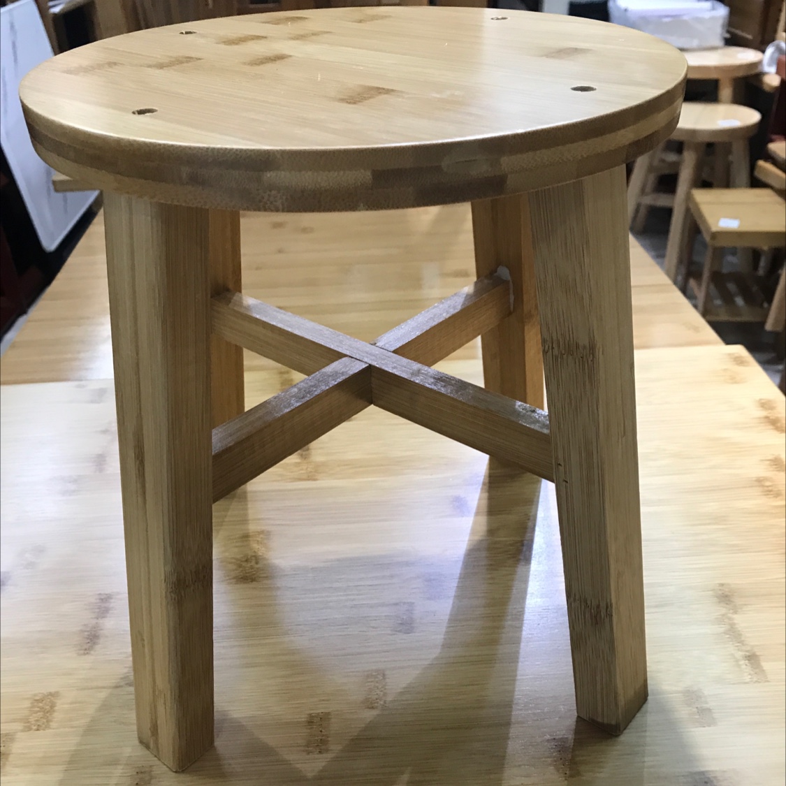 Bamboo Round Stool