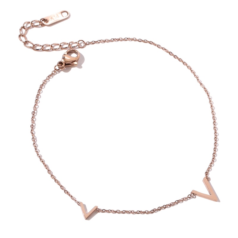 Network explosion of high-grade bracelet female summer bracelet niche design new bracelets fashion light luxury tide V bracelet 23