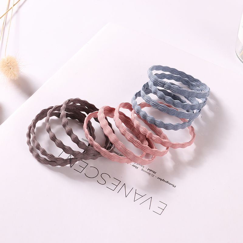 【 30-piece set 】 Ultra-simple, high-elasticity hair band tie, fresh and stylish hair band, versatile hair rope, ponytail bun head cover Specification image