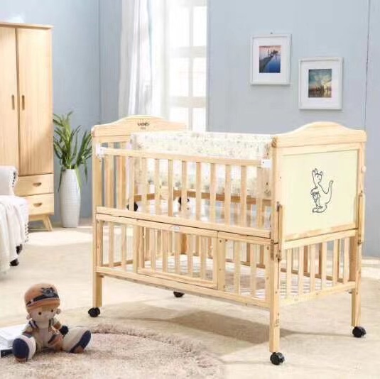 实木童床 儿童床 童车