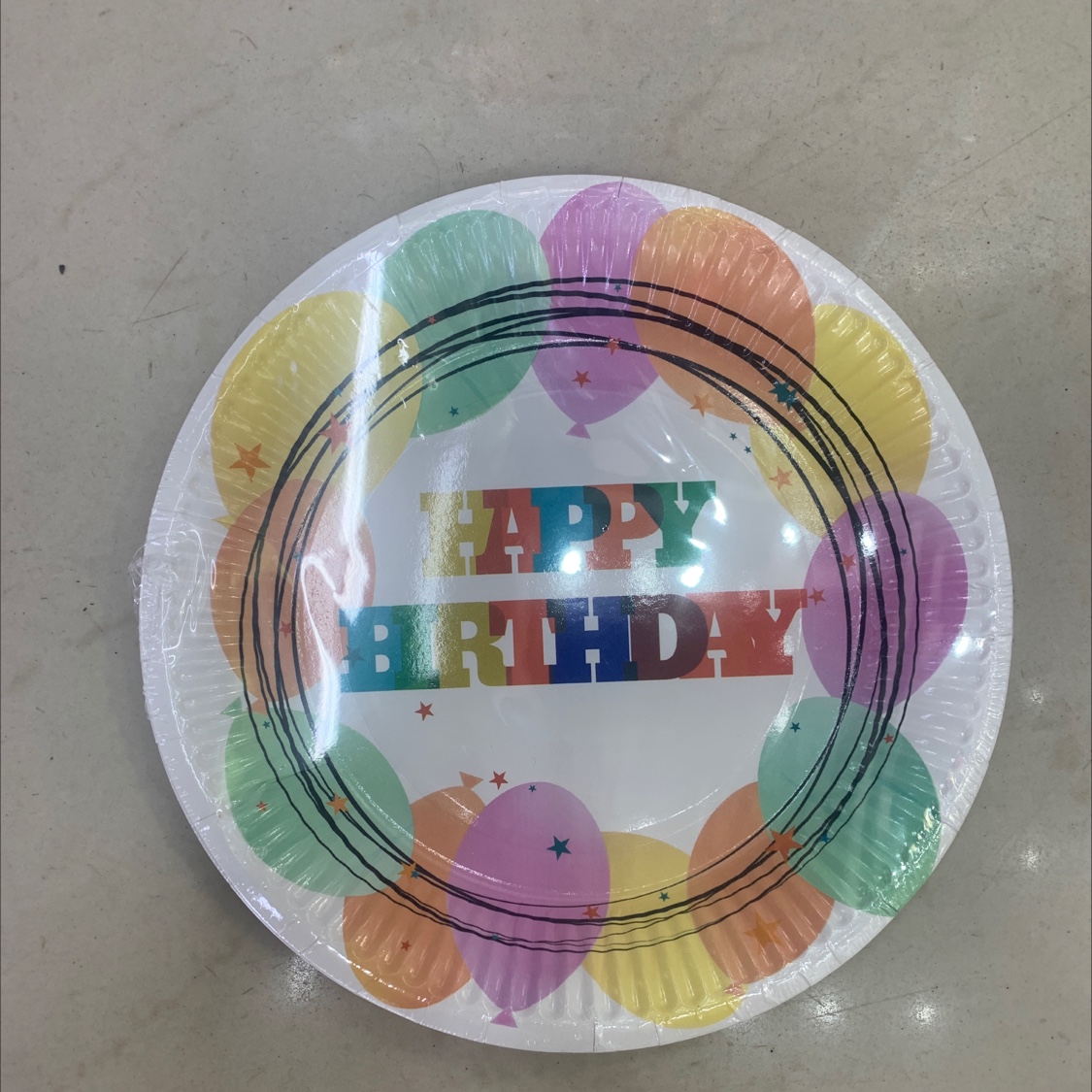 7寸纸盘蛋糕盘一次性盘派对用品批发2