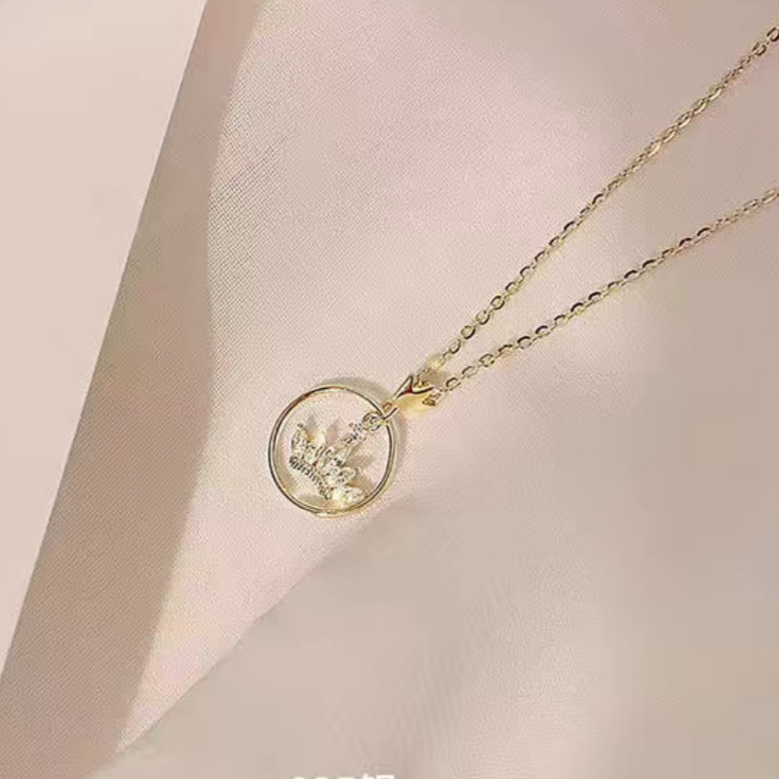 147女士夏款纯铜简约甜美2021年新款小众轻奢气质百搭项链