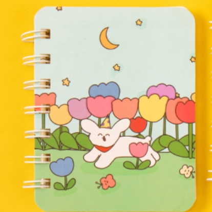Puppy flower coil book