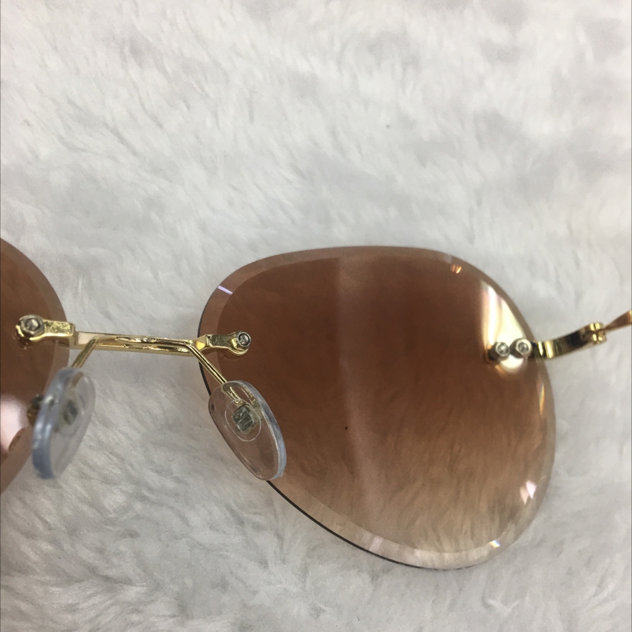 3026 types of frameless trimmed sunglasses for both men and women, trendy and fashionable detail image 4