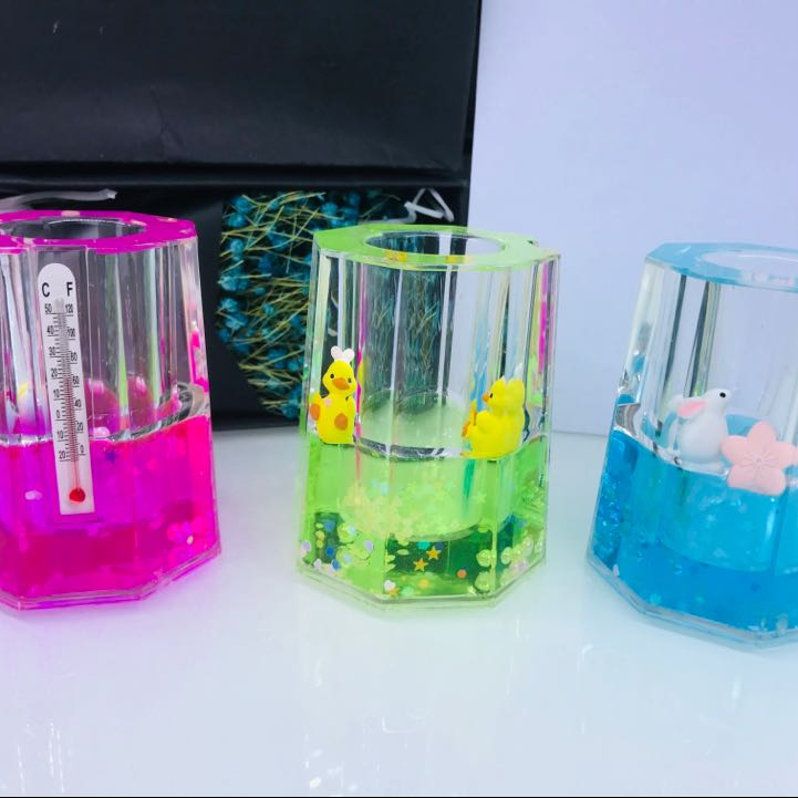 浅水小六角笔筒22厂家直销，承谕水晶工艺aaaa