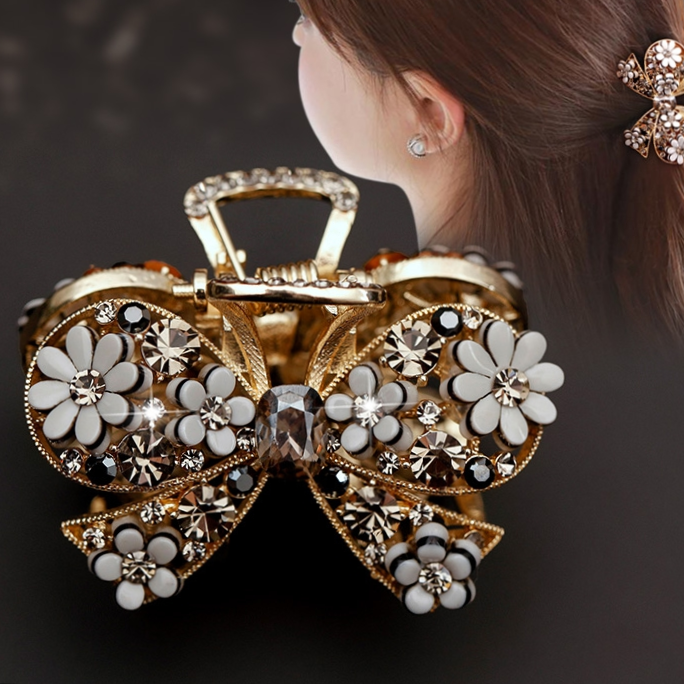 Long bow tie top clip