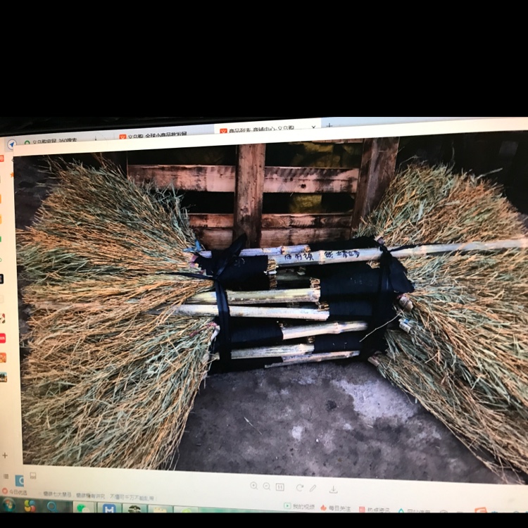竹子大扫把打扫扫地落叶加长设计手工农村扫把环卫硬扫把