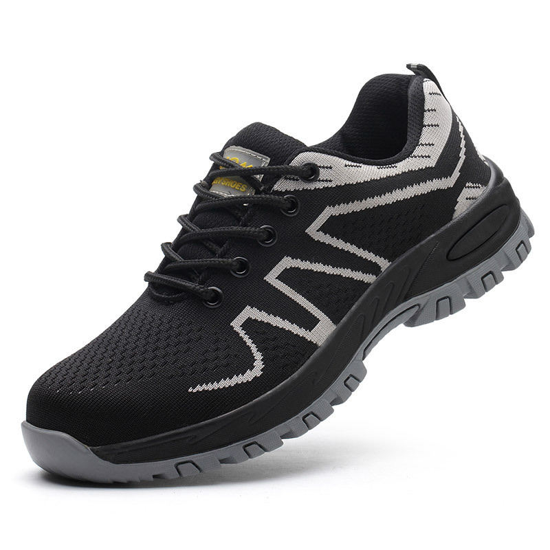 劳保鞋 防砸防刺穿男钢包头透气工作防护鞋 夏季工地安全鞋 详情5