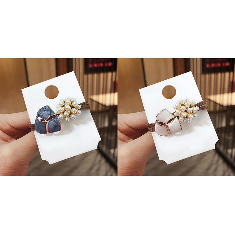 Dongdaemun hair tie, a simple and elegant female Internet celebrity hair band, ins bun hairstyle, chanel-style hair tie, leather band headwear, 22 detail image 12