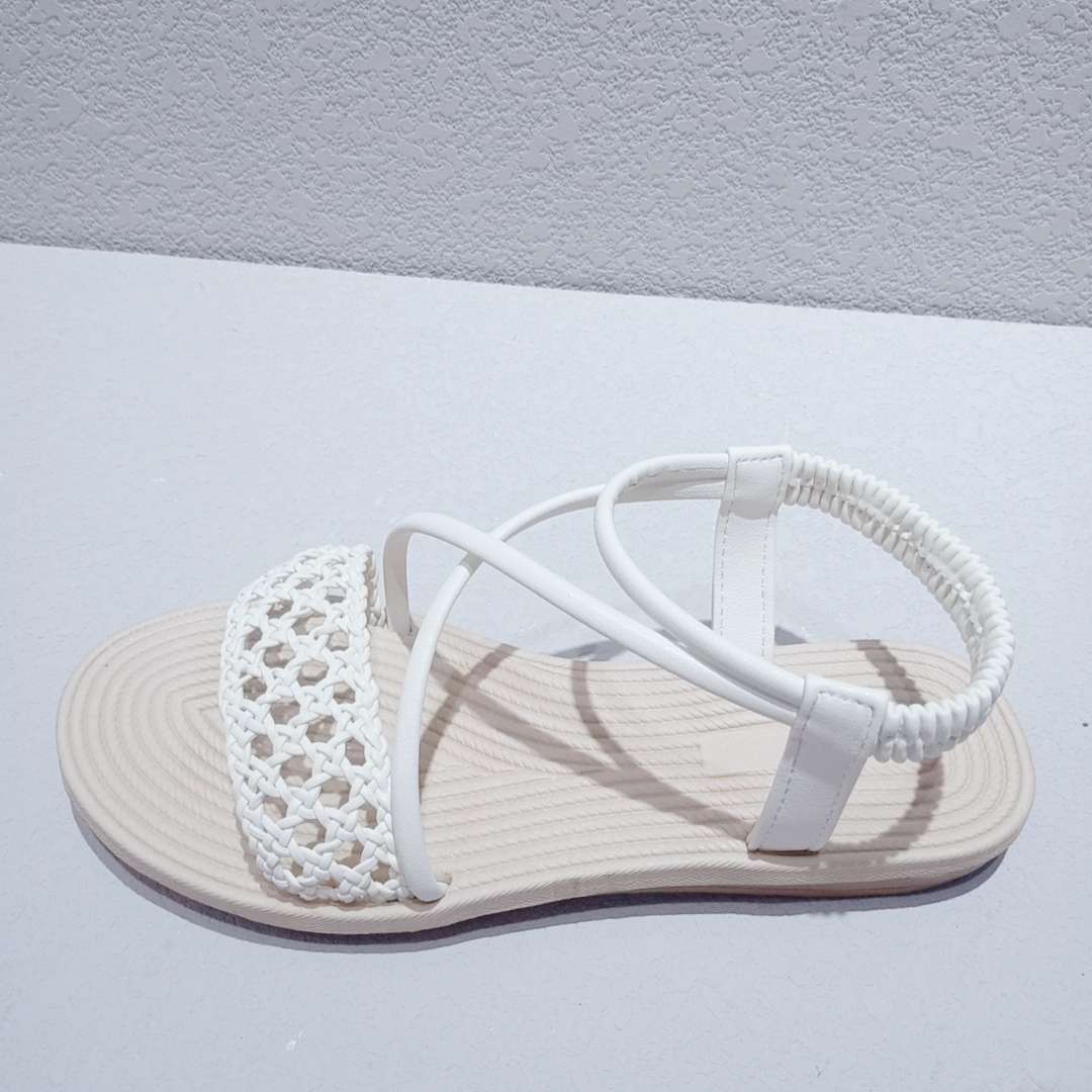 Students wear flat women's sandals Specification image