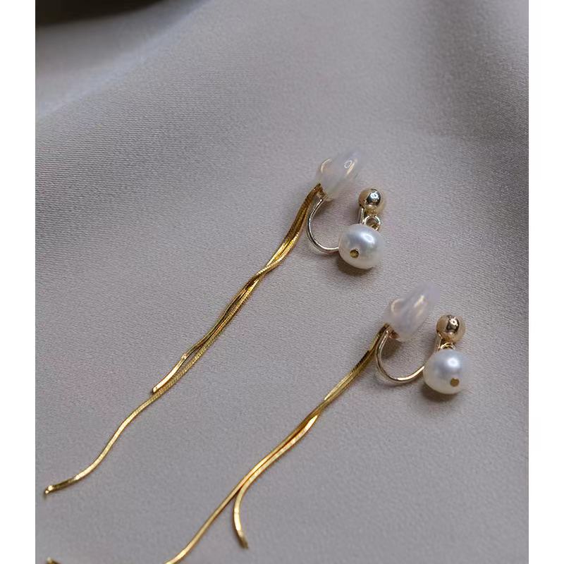 简约珍珠耳环418