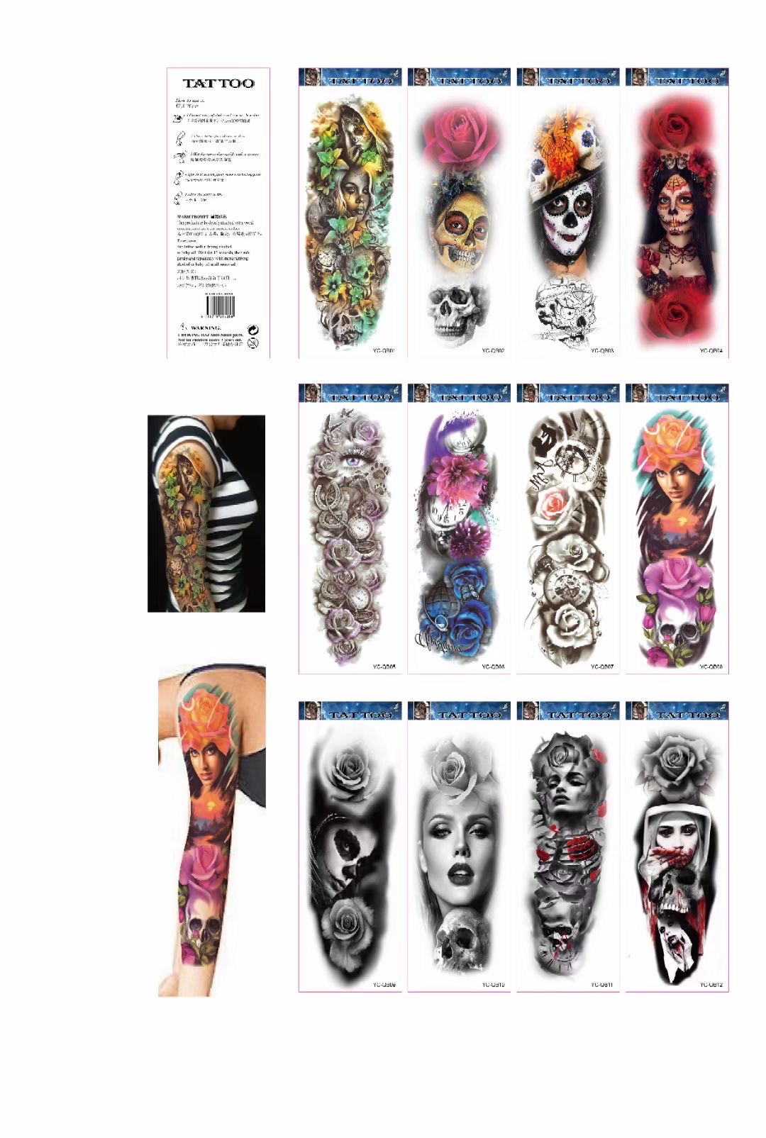 Tattoo sticker -12 Application Scenario