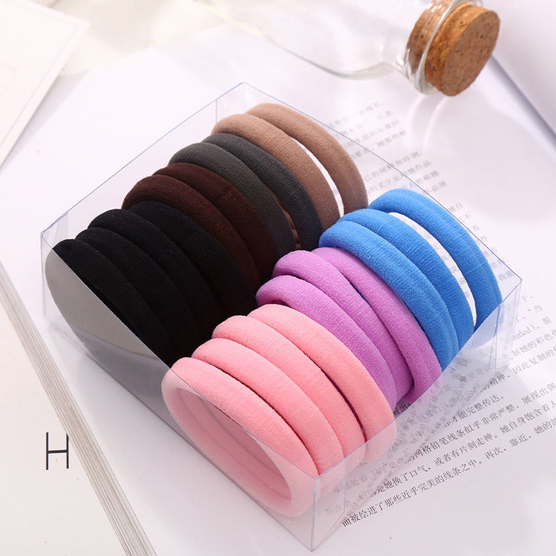 Korean style simple and fresh cartoon black hair tie, hair band, hair tie, rubber band, hair accessory for women