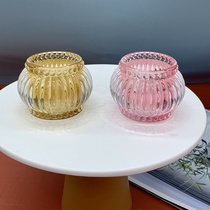 Glass candle jar lantern