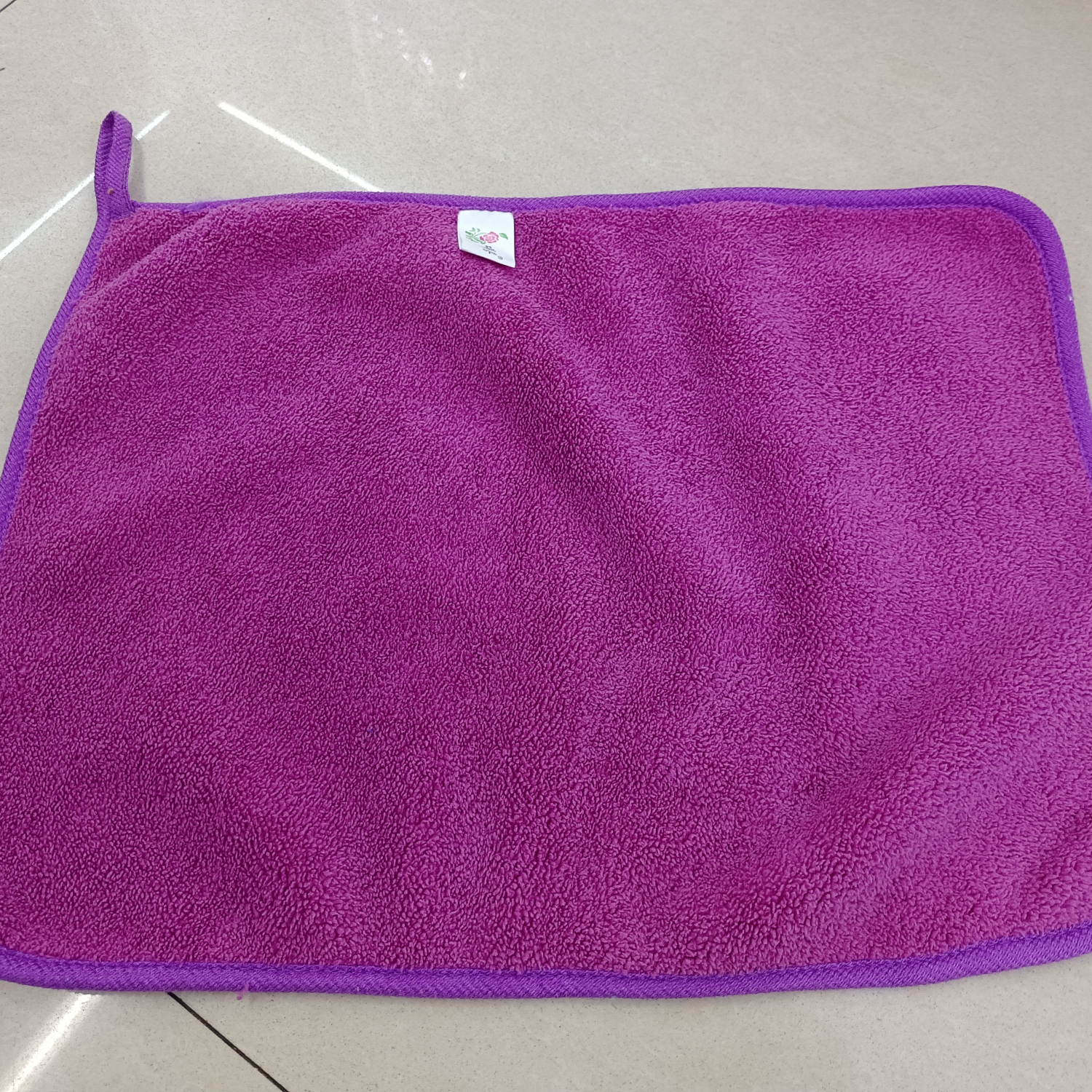 厂家直销国勇清洁球，双面绒紫红色