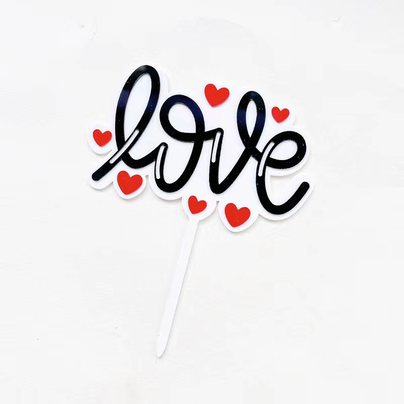 love Heart-shaped card insert