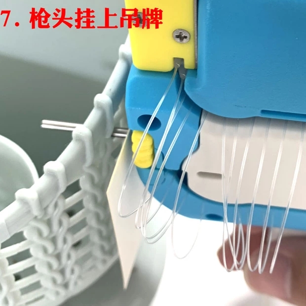 Nationwide free shipping. The mother and child buckle ring tool, ring-shaped rubber needle tag gun, uses a special hand-threading needle. The hand-threading tag gun can increase work efficiency by 3 to 5 times and is covered by warranty and repair pic 8