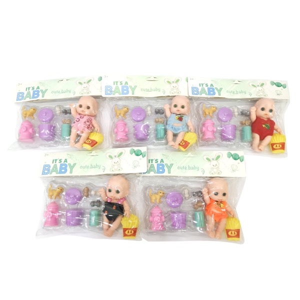8-inch Chinese cartoon vinyl doll strap accessories [English packaging] 99