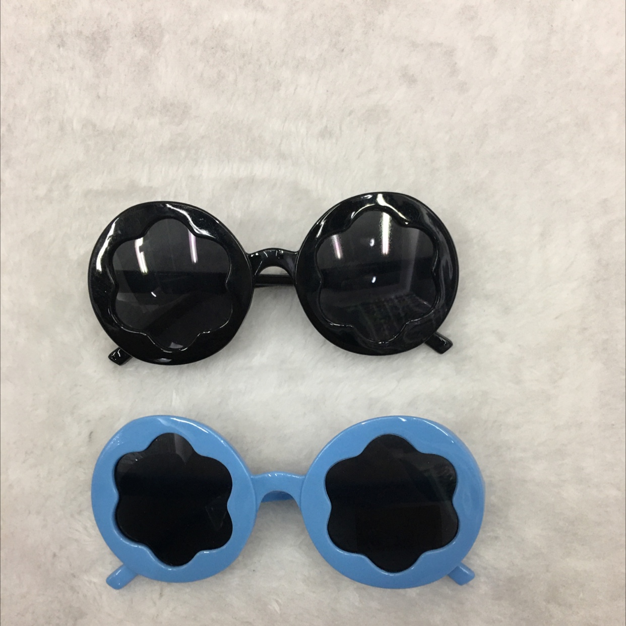 儿童卡通圆形框花朵形款太阳镜详情图1